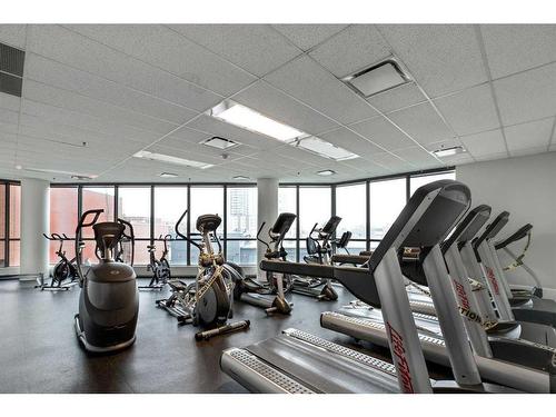 1908-220 12 Avenue Se, Calgary, AB - Indoor Photo Showing Gym Room