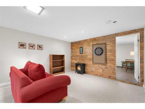22 Coleridge Road Nw, Calgary, AB - Indoor With Fireplace