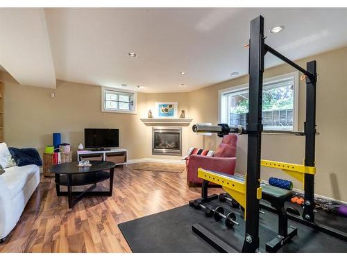 2212 Sumac Road Nw, Calgary, AB - Indoor With Fireplace
