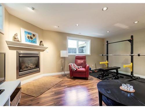 2212 Sumac Road Nw, Calgary, AB - Indoor Photo Showing Other Room With Fireplace