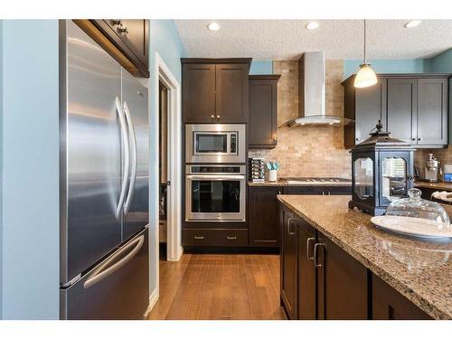 75 Chaparral Valley Way Se, Calgary, AB - Indoor Photo Showing Kitchen With Upgraded Kitchen