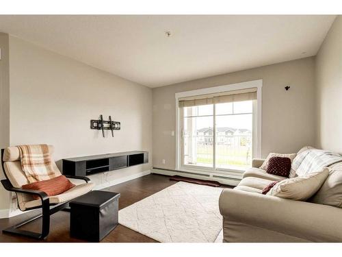 4305-155 Skyview Ranch Way Ne, Calgary, AB - Indoor Photo Showing Living Room