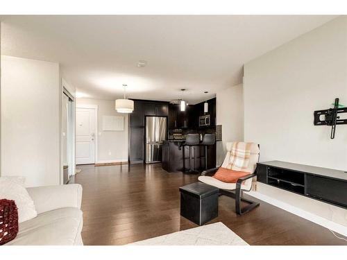 4305-155 Skyview Ranch Way Ne, Calgary, AB - Indoor Photo Showing Living Room