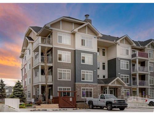 4305-155 Skyview Ranch Way Ne, Calgary, AB - Outdoor With Balcony With Facade