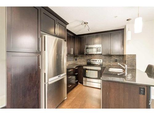 4305-155 Skyview Ranch Way Ne, Calgary, AB - Indoor Photo Showing Kitchen With Stainless Steel Kitchen With Upgraded Kitchen