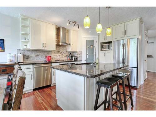 243 Mt Selkirk Close Se, Calgary, AB - Indoor Photo Showing Kitchen With Double Sink With Upgraded Kitchen