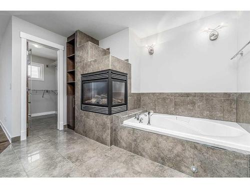 3803 1 Street Nw, Calgary, AB - Indoor Photo Showing Bathroom With Fireplace