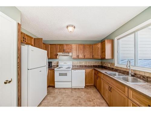 896 Mckinnon Drive Ne, Calgary, AB - Indoor Photo Showing Kitchen With Double Sink