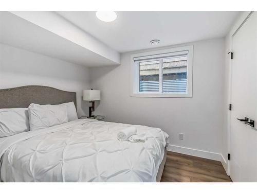 131 Grafton Drive Sw, Calgary, AB - Indoor Photo Showing Bedroom