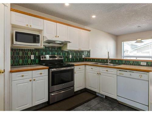 17 Tarington Green Ne, Calgary, AB - Indoor Photo Showing Kitchen With Double Sink