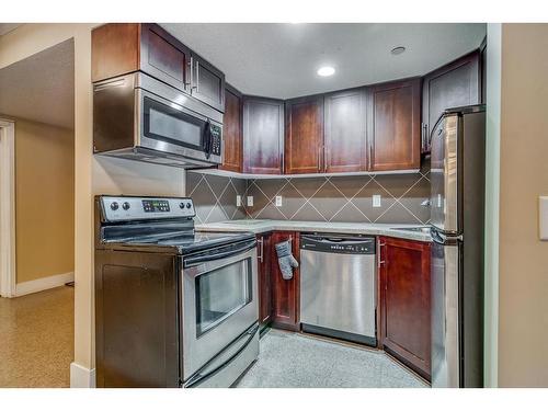 224-500 Rocky Vista Gardens Nw, Calgary, AB - Indoor Photo Showing Kitchen With Stainless Steel Kitchen