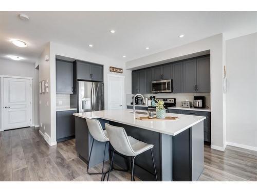 176 Masters Crescent Se, Calgary, AB - Indoor Photo Showing Kitchen With Upgraded Kitchen