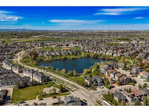 48 Auburn Sound Crescent Se, Calgary, AB - Outdoor With Body Of Water With View