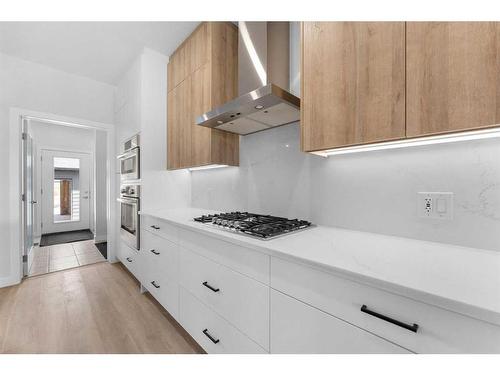 1078 Harmony Parade, Rural Rocky View County, AB - Indoor Photo Showing Kitchen With Stainless Steel Kitchen With Upgraded Kitchen