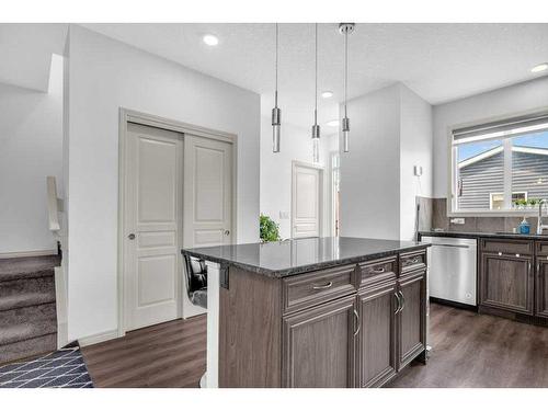 734 Redstone Drive Ne, Calgary, AB - Indoor Photo Showing Kitchen With Upgraded Kitchen
