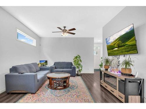 734 Redstone Drive Ne, Calgary, AB - Indoor Photo Showing Living Room