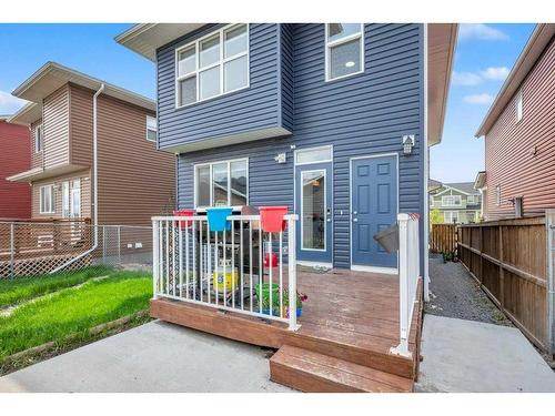 734 Redstone Drive Ne, Calgary, AB - Outdoor With Deck Patio Veranda With Exterior