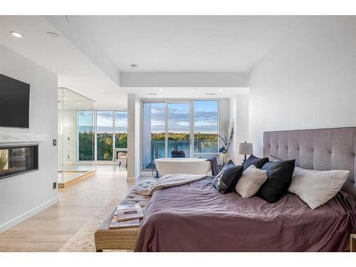 708-1020 9 Avenue Se, Calgary, AB - Indoor Photo Showing Bedroom