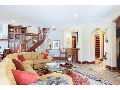 303 Church Ranches Rise, Rural Rocky View County, AB - Indoor Photo Showing Gym Room