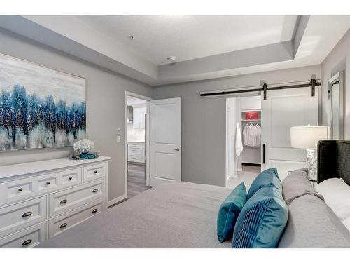 2113-550 Belmont Street Sw, Calgary, AB - Indoor Photo Showing Bedroom