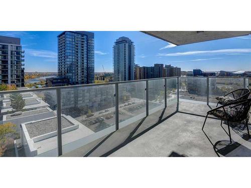 1105-510 6 Avenue Se, Calgary, AB - Outdoor With Balcony With View With Exterior