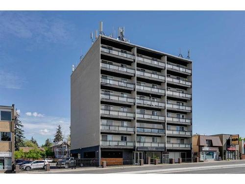 506-1022 16 Avenue Nw, Calgary, AB - Outdoor With Balcony With Facade