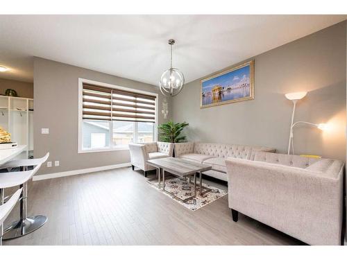 445 Redstone Grove Ne, Calgary, AB - Indoor Photo Showing Living Room