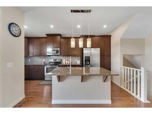 88 Redstone Avenue Ne, Calgary, AB - Indoor Photo Showing Kitchen With Stainless Steel Kitchen With Upgraded Kitchen