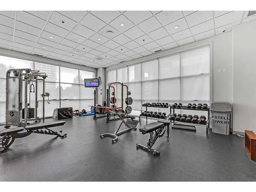 1801-530 12 Avenue Sw, Calgary, AB - Indoor Photo Showing Gym Room