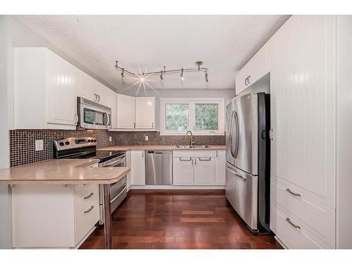 163 Deerview Way Se, Calgary, AB - Indoor Photo Showing Kitchen With Double Sink With Upgraded Kitchen