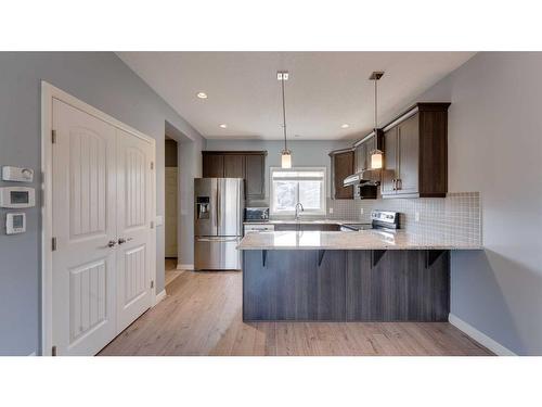 1055 Cornerstone Street Ne, Calgary, AB - Indoor Photo Showing Kitchen With Upgraded Kitchen