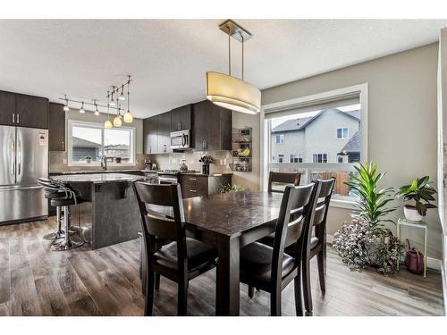 104 Legacy View Se, Calgary, AB - Indoor Photo Showing Dining Room