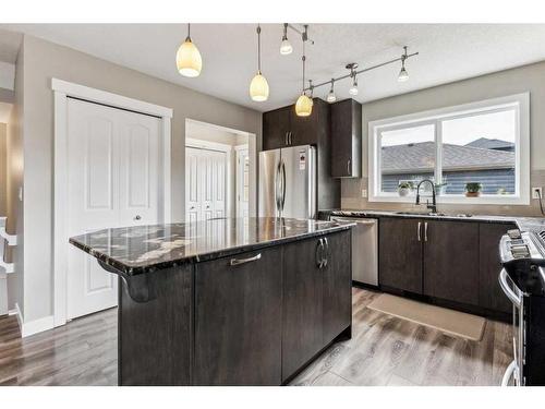 104 Legacy View Se, Calgary, AB - Indoor Photo Showing Kitchen With Stainless Steel Kitchen With Upgraded Kitchen