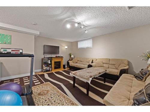 73 Martinvalley Crescent Ne, Calgary, AB - Indoor With Fireplace