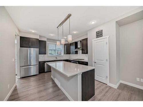 8947 46 Street Ne, Calgary, AB - Indoor Photo Showing Kitchen With Stainless Steel Kitchen With Upgraded Kitchen