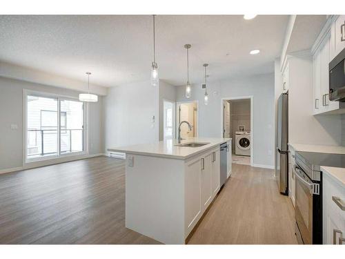 3117-20295 Seton Way Se, Calgary, AB - Indoor Photo Showing Kitchen With Upgraded Kitchen