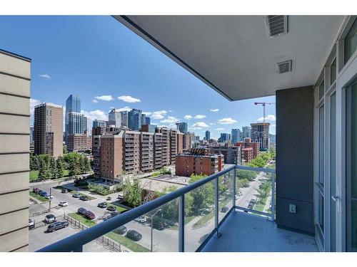 806-1501 6 Street Sw, Calgary, AB - Outdoor With Balcony With View With Exterior