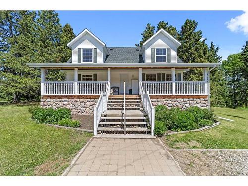 360003 Range Road 5-0, Rural Clearwater County, AB - Outdoor With Deck Patio Veranda With Facade
