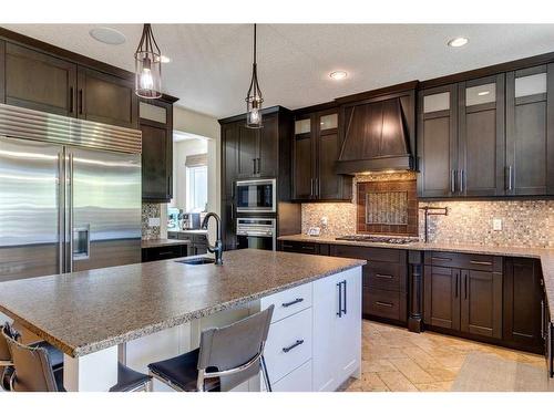 15 Crestridge Point Sw, Calgary, AB - Indoor Photo Showing Kitchen With Stainless Steel Kitchen With Upgraded Kitchen