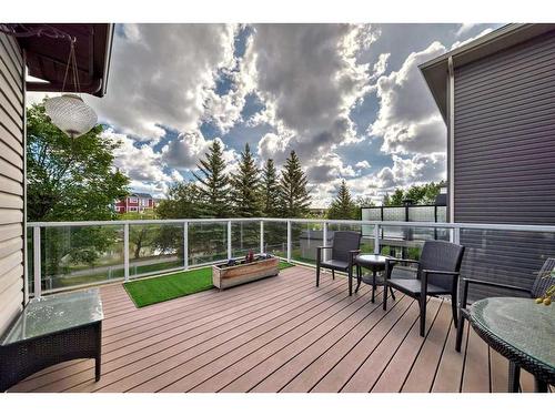 132 Bayside Point Sw, Airdrie, AB - Outdoor With Deck Patio Veranda With Exterior