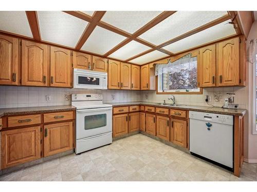 7319 37 Avenue Nw, Calgary, AB - Indoor Photo Showing Kitchen With Double Sink