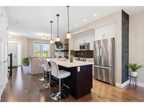 428 Quarry Park Boulevard Se, Calgary, AB - Indoor Photo Showing Kitchen With Upgraded Kitchen