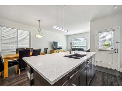 27 Legacy Reach Manor Se, Calgary, AB - Indoor Photo Showing Kitchen With Double Sink