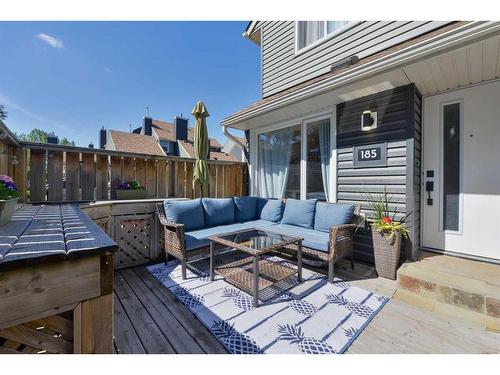 185-87 Glamis Green Sw, Calgary, AB - Outdoor With Deck Patio Veranda