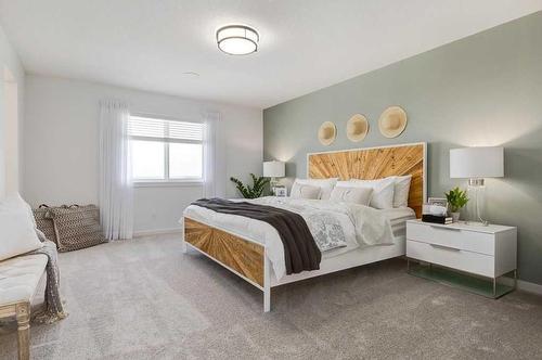 34 Walcrest Row Se, Calgary, AB - Indoor Photo Showing Bedroom