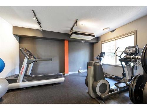 200-1414 17 Street Se, Calgary, AB - Indoor Photo Showing Gym Room