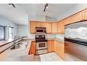 200-1414 17 Street Se, Calgary, AB  - Indoor Photo Showing Kitchen With Double Sink 