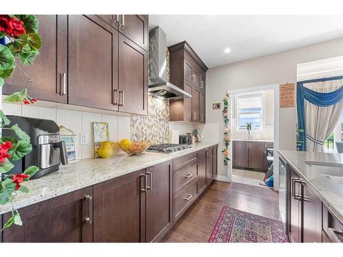 115 Saddlelake Way Ne, Calgary, AB - Indoor Photo Showing Kitchen With Upgraded Kitchen