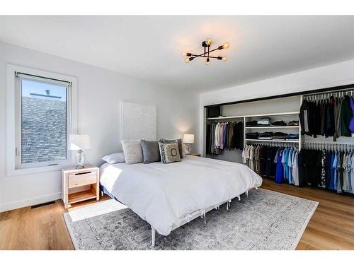 144 Hawkwood Drive Nw, Calgary, AB - Indoor Photo Showing Bedroom