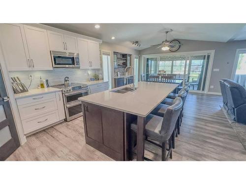 86 Langford Crescent, Red Deer, AB - Indoor Photo Showing Kitchen With Double Sink